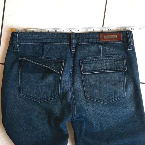 BCBG Max Azria Y2K Wide Leg Flare Jeans, Vintage EUC - Picture 3 of 5